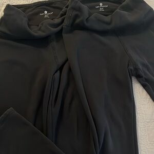 Tuff Athletics Used Two pack Black legging set. Thick and soft inside